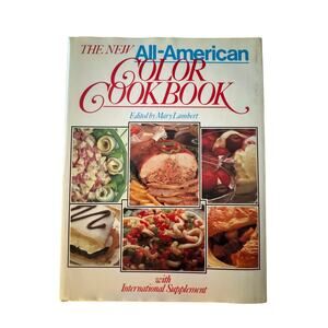 Vintage The New All-American Color Cookbook Mary Lambert Hardcover 1986